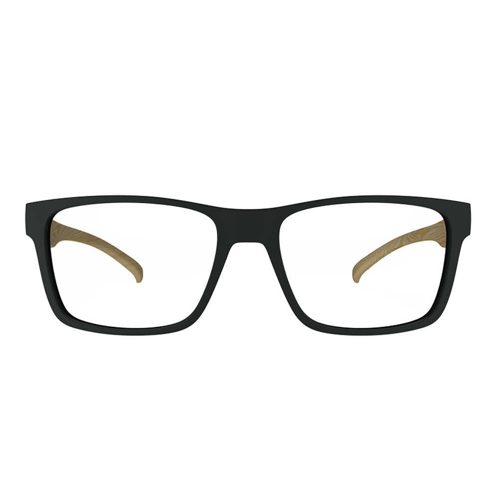 HB Polytech M 93108 Matte Black Wood 52 mm - Grau