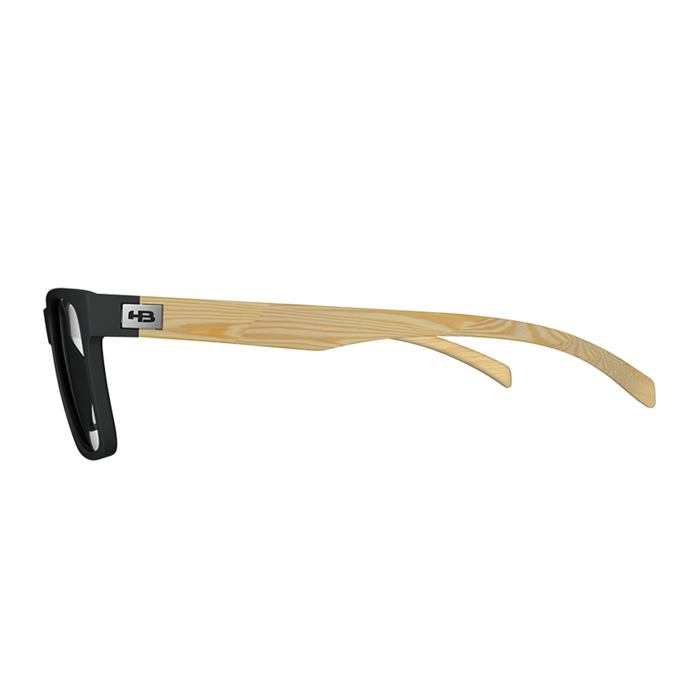 HB Polytech M 93108 Matte Black Wood Lente 5,2 Cm - Grau