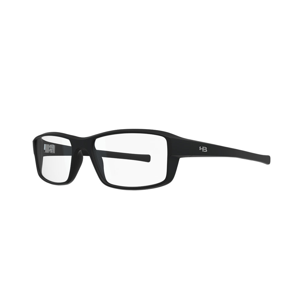 Óculos de Grau HB Teen Polytech M 93115 Matte Black - Lente 4,9 cm - Oculos Shop