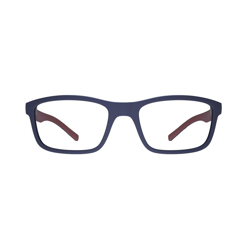 Óculos de Grau HB Polytech M 93121 Matte Navy On Marsala - 53 mm