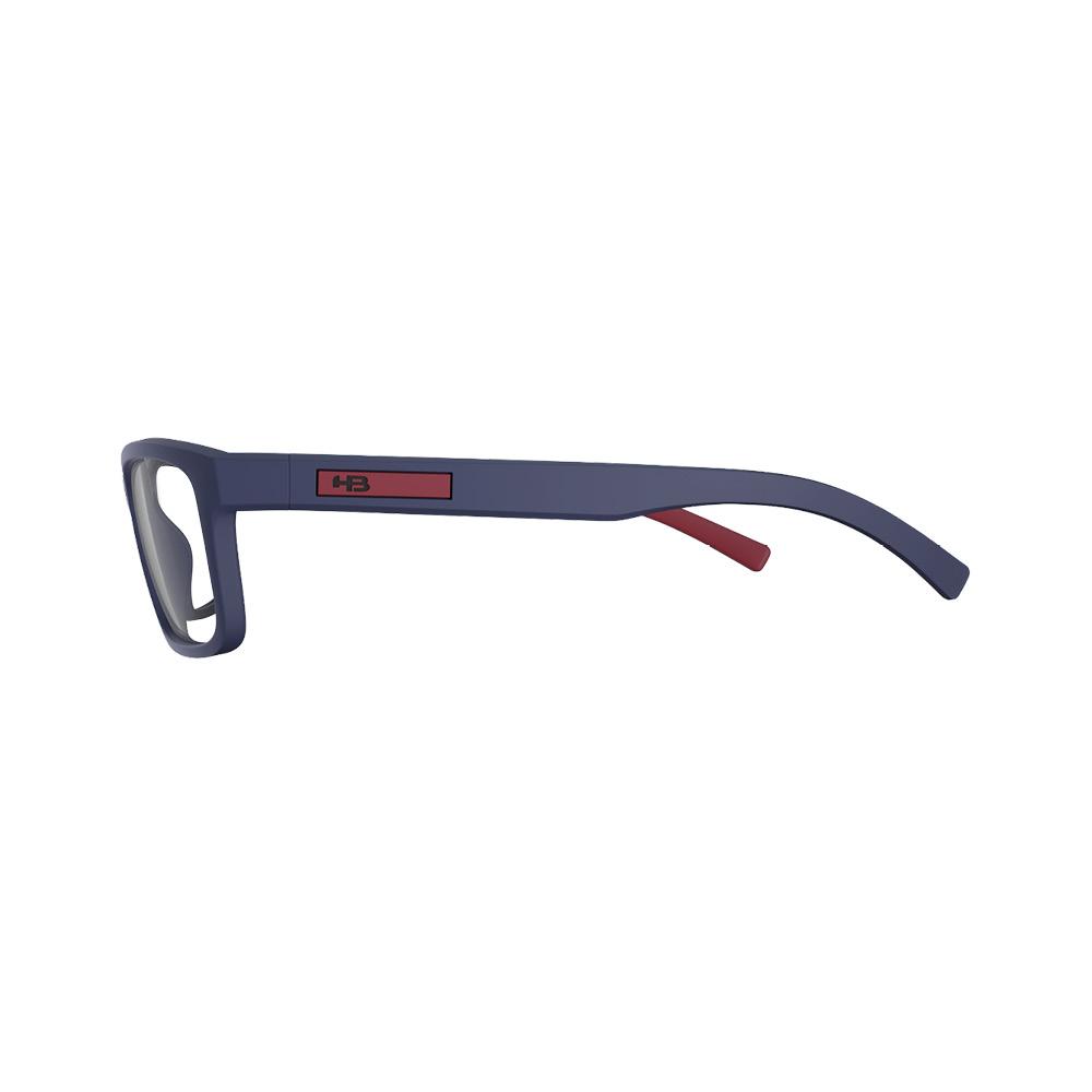 Óculos de Grau HB Polytech M 93121 Matte Navy On Marsala - 53 mm