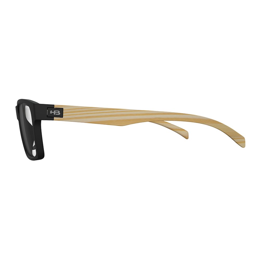 HB Polytech 93130 Matte Black Wood - Lente 5,3 cm - Grau