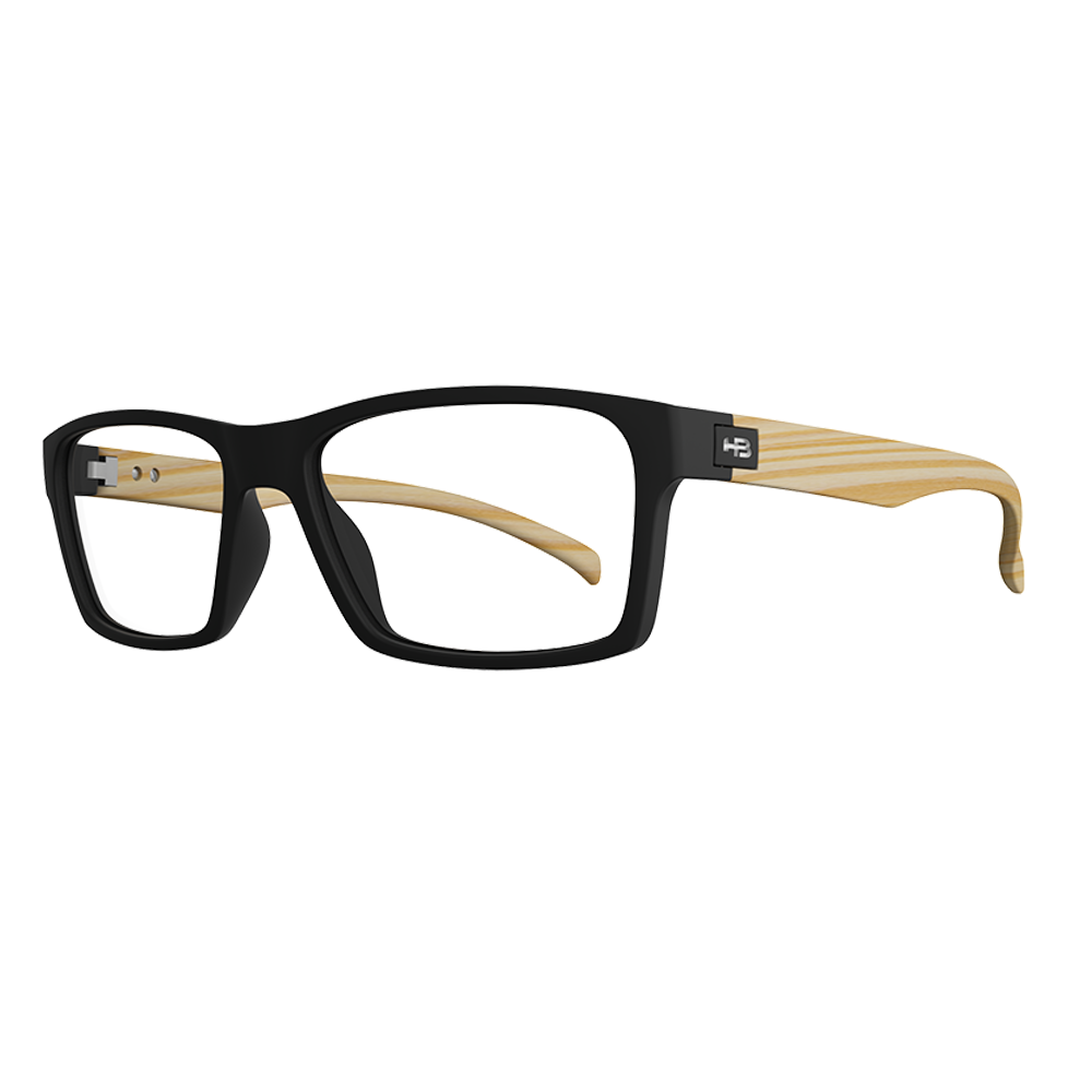 HB Polytech 93130 Matte Black Wood - Lente 5,3 cm - Grau