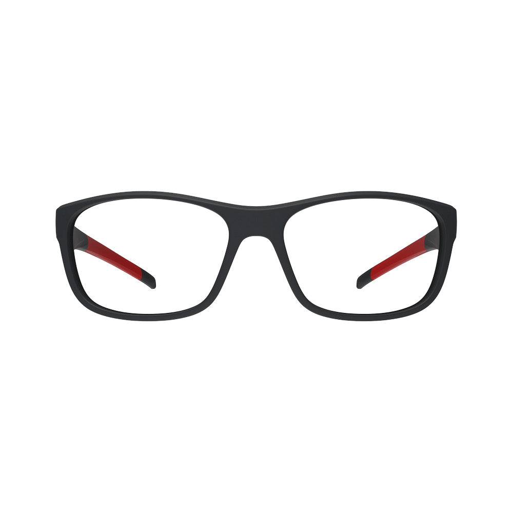 Óculos de Grau HB Polytech M 93134 Matte Graphite D. Red - Lente 6,0 cm - Oculos Shop