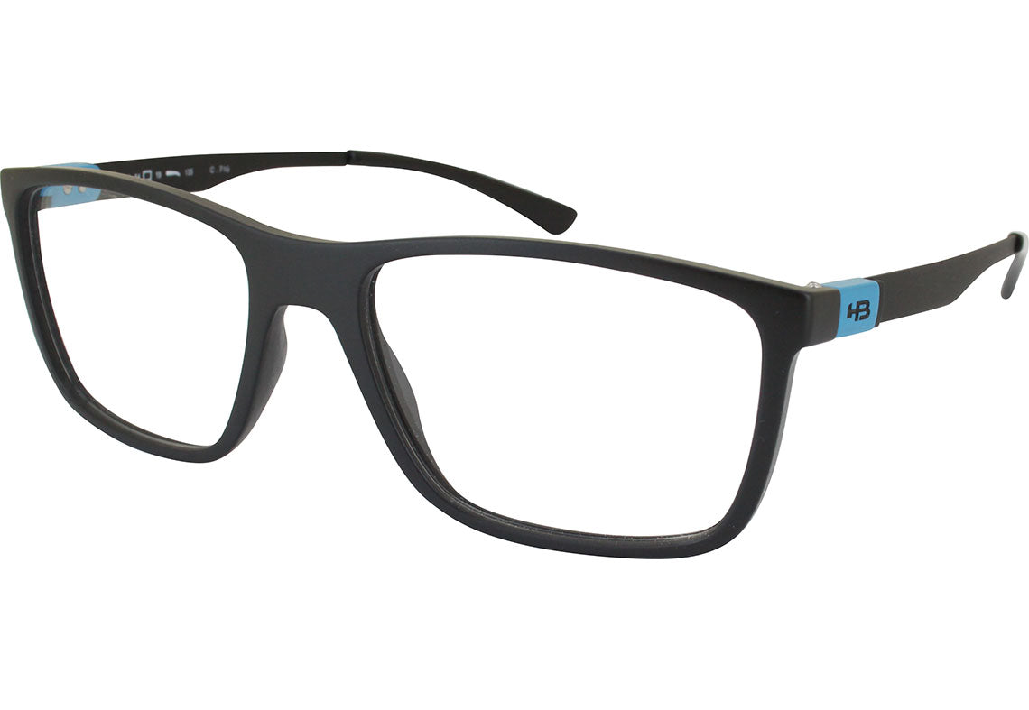 Óculos de Grau HB Duotech M 93138 Matte Black D. Blue - Lente 5,4 cm