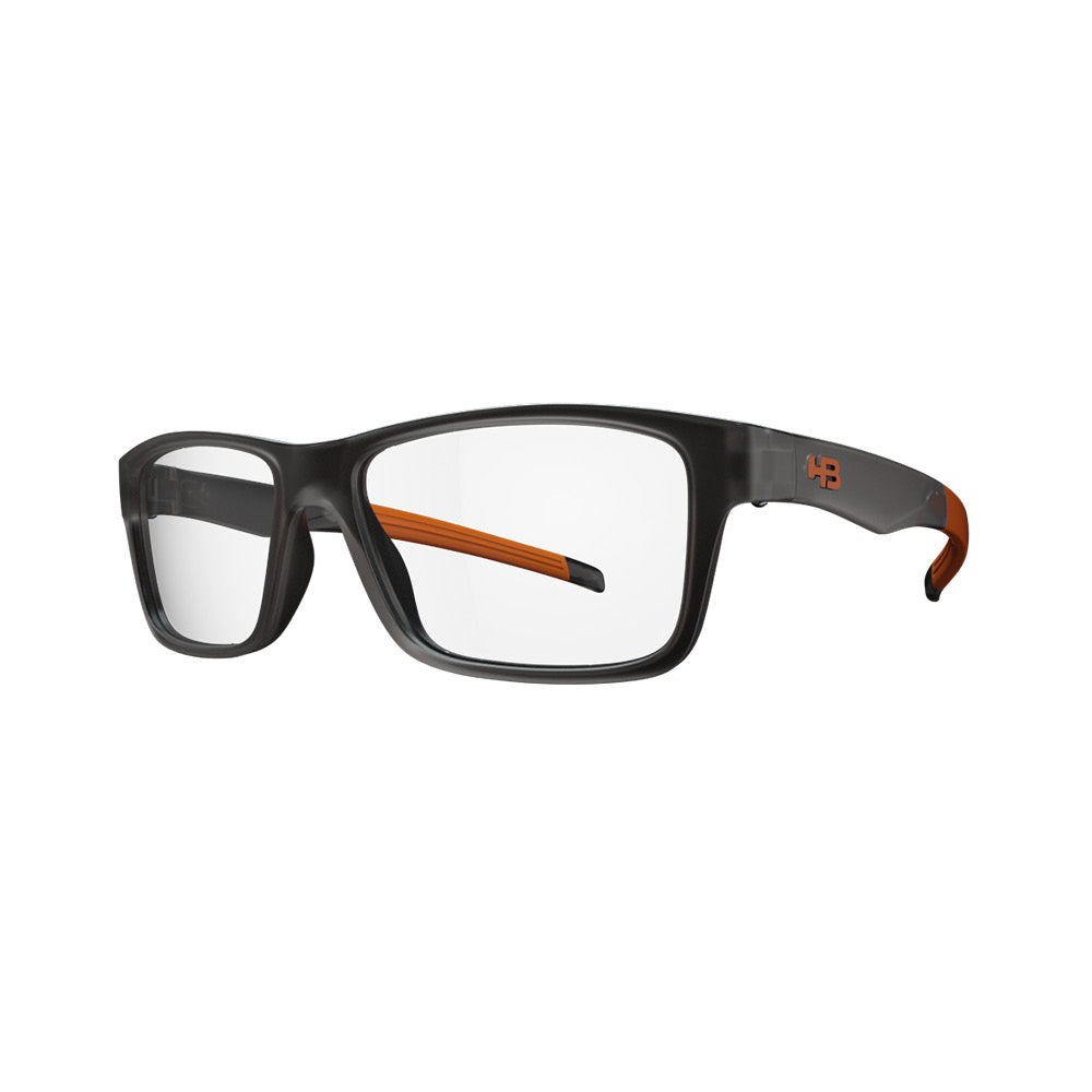 Óculos de Grau HB Polytech Teen 93143 Matte Onyx D. Orange - 49 mm