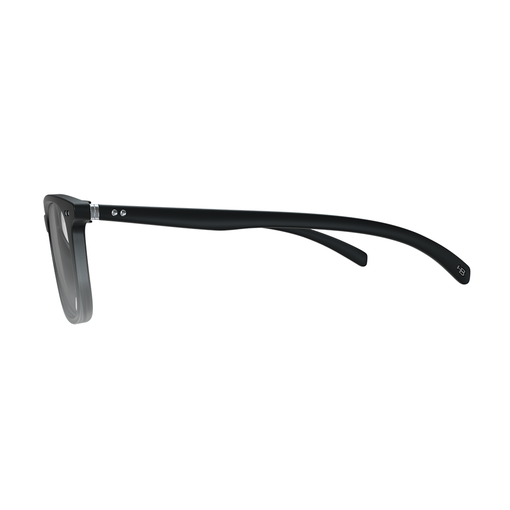 Óculos de Grau HB Polytech 93154 Matte Fade Black / Onyx - Lente 5,2 cm