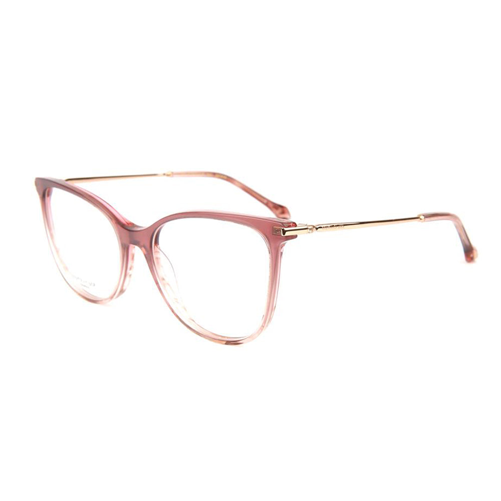 Ana Hickmann AH 6388 C02 Rosa Translúcido e Dourado Brilho - Lente 5,4 cm