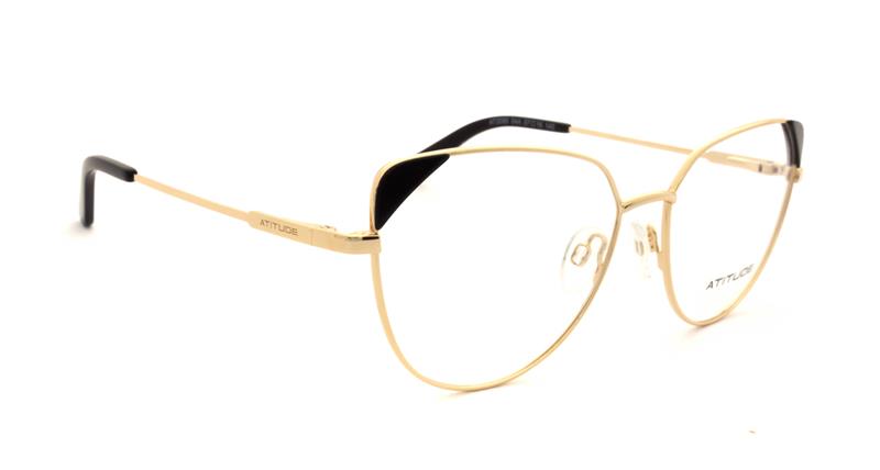 Atitude AT 2095 04A Preto e Dourado Brilho