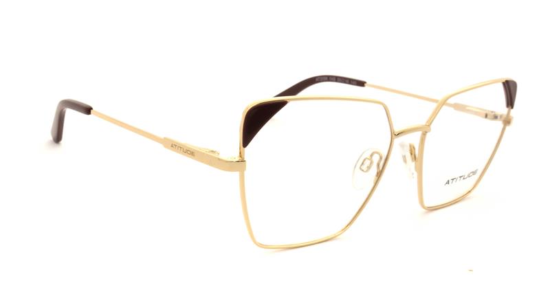 Atitude AT 2096 04B Marrom e Dourado Brilho