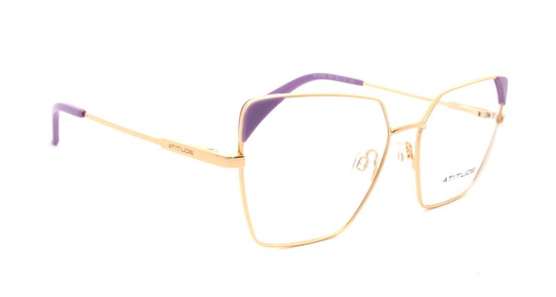 Atitude AT 2096 05A Roxo e Dourado Brilho - Lente 5,5 cm
