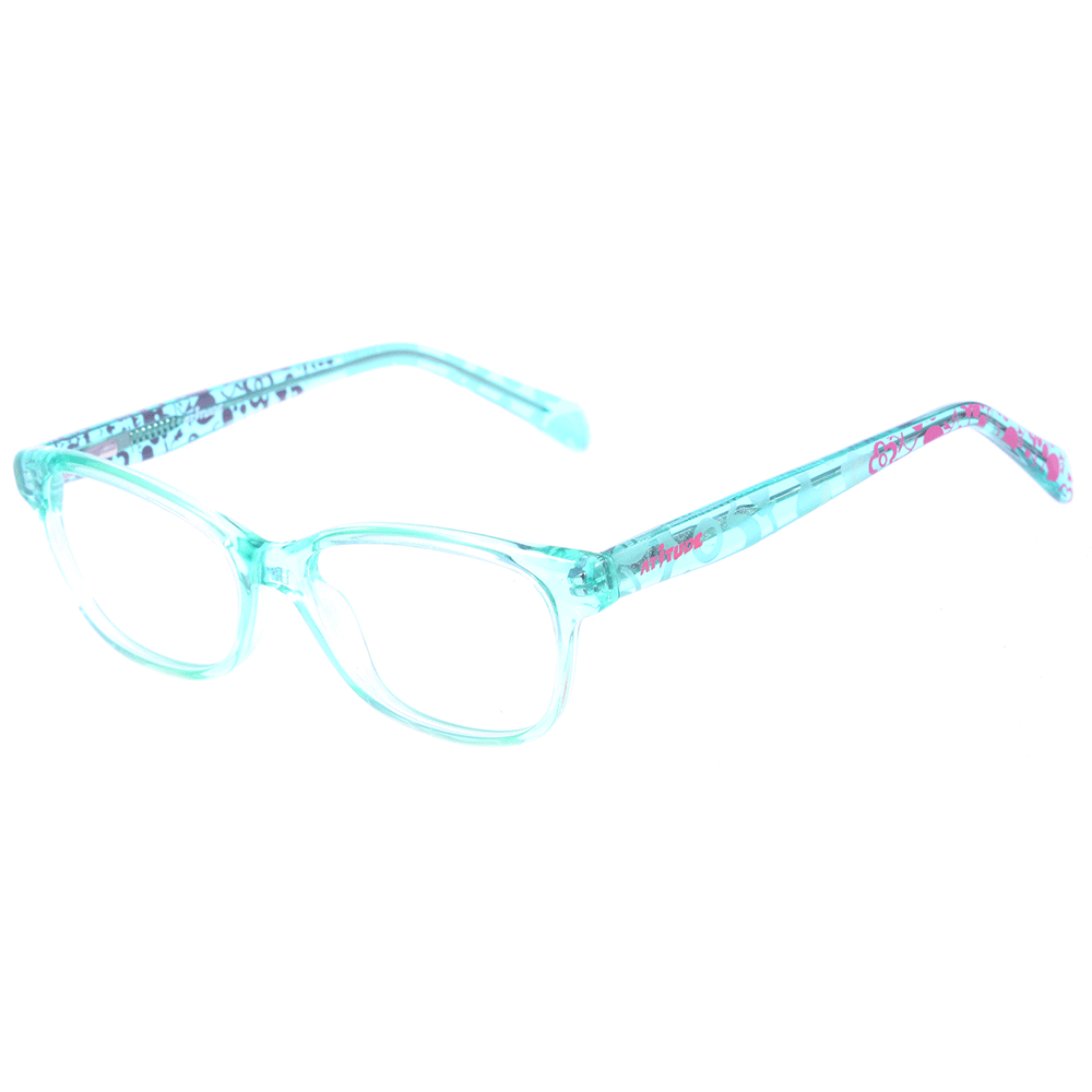 Óculos de Grau Atitude Kids AT 7073 C04 Verde Translúcido - Lente 4,7 cm - Oculos Shop