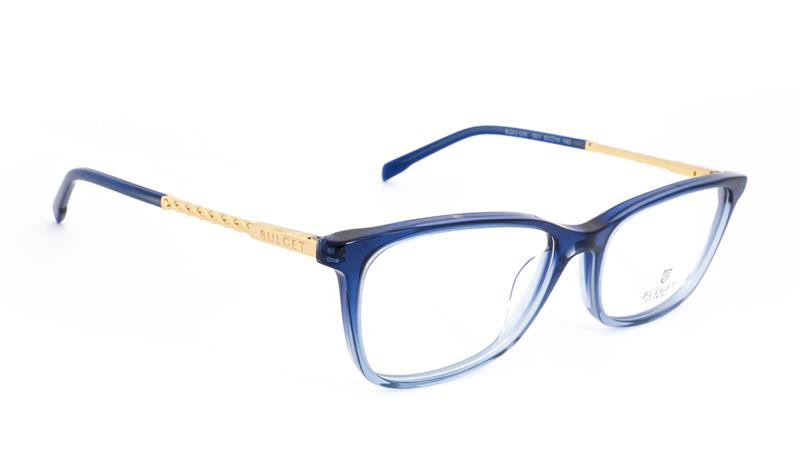 Óculos de Grau Bulget Bg 6312 IN D01 Azul Brilho 53 mm