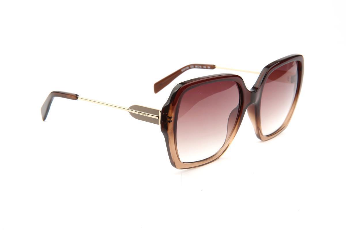 Bulget BG 9120 I A01 Preto e Dourado Brilho / Cinza Degradê - Lente 5,6 cm C02 Lente 5,6 Cm