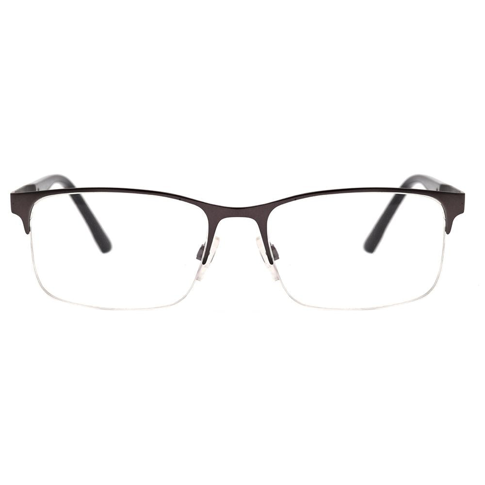 Bulget Bg 1561 02A Cinza Fosco e Preto Brilho Lente 5,4 Cm - Grau