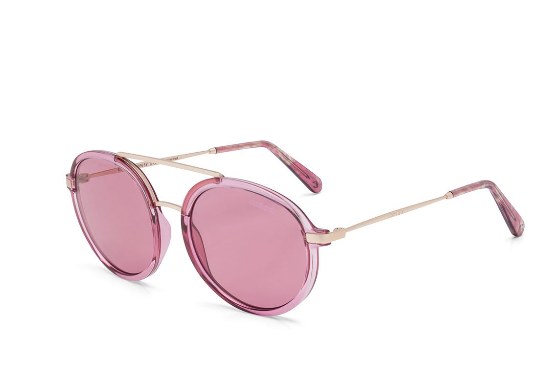 Óculos de Sol Colcci Cindy ROSÊ E DOURADO BRILHO/ ROSA ESPELHADO UNICO