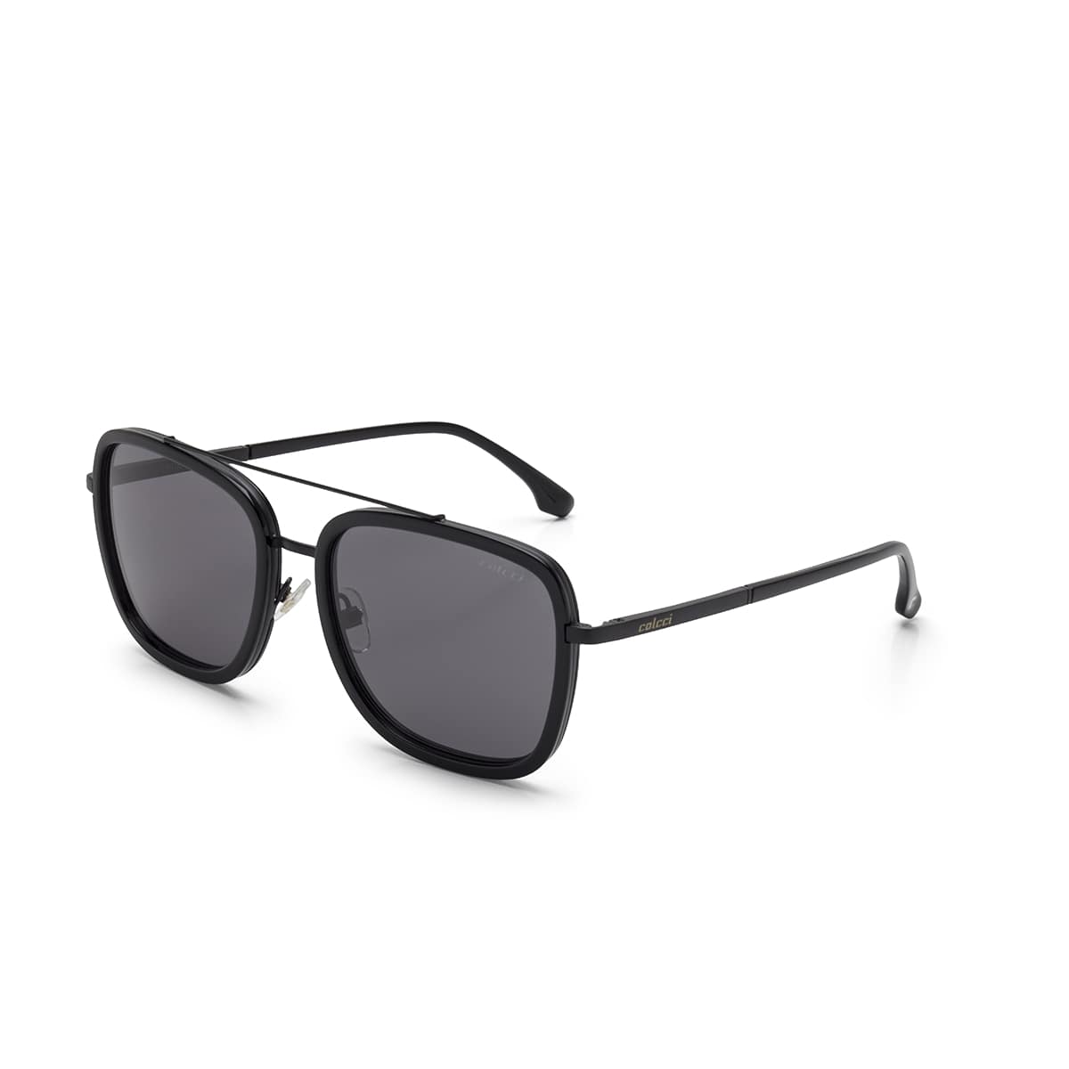 Óculos De Sol Colcci C0106 PRETO FOSCO E BRILHO/ CINZA UNICO