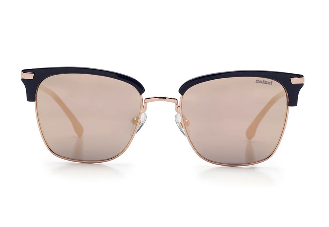 Óculos De Sol Colcci C0107 AZUL E DOURADO BRILHO/ ROSÊ ESPELHADO UNICO