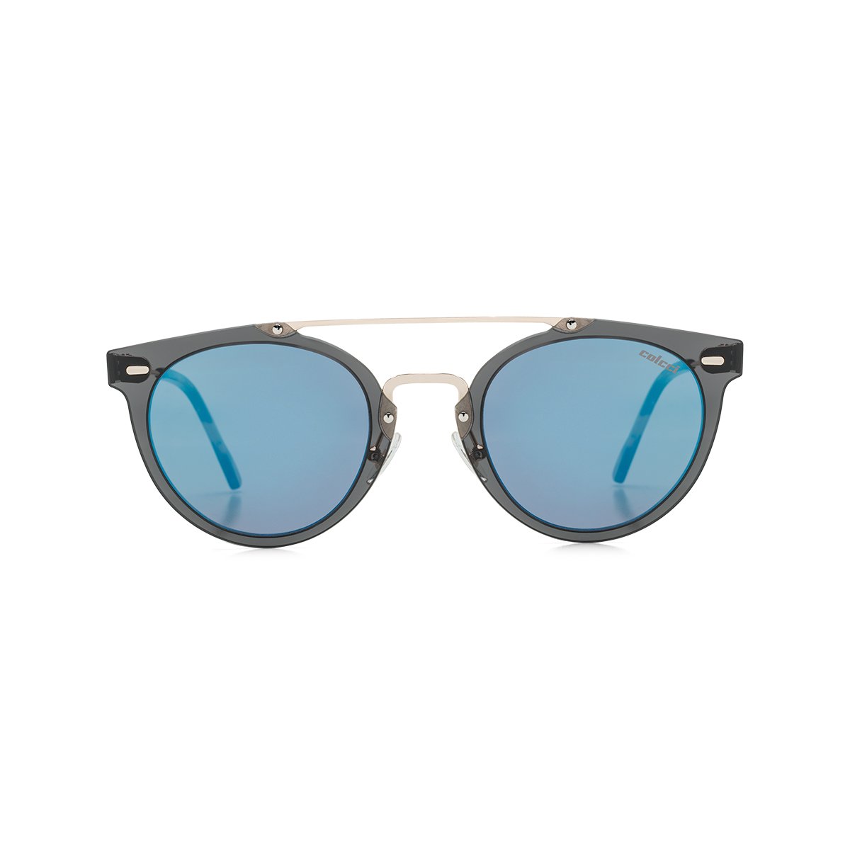 Óculos De Sol Colcci C0120 DOURADO BRILHO E TURQUESA/ AZUL ESPELHADO UNICO