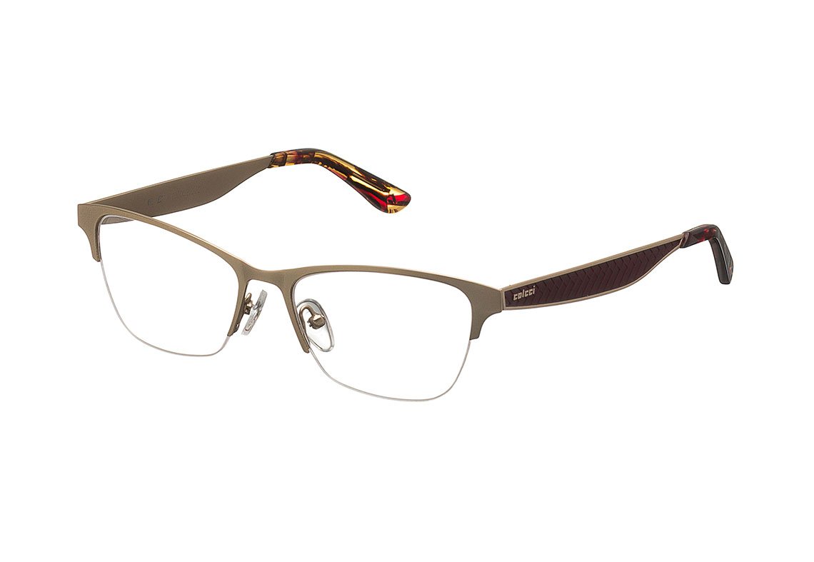 Colcci C6000 Dourado e Vermelho - Lente 5,2 cm - Grau