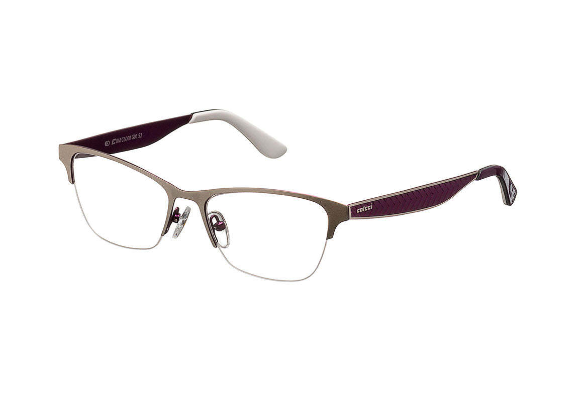 Colcci C6000 Prata e Roxo - Lente 5,2 cm - Grau