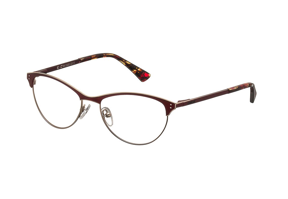 Óculos de Grau Colcci C6003 Vermelho e Dourado - 51 mm