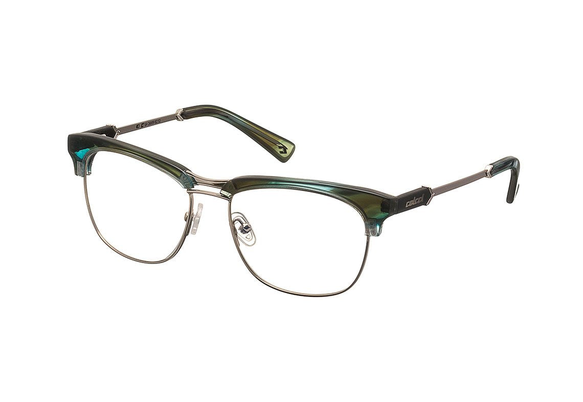 Óculos De Grau Colcci C6009 VERDE E PRATA 52 mm