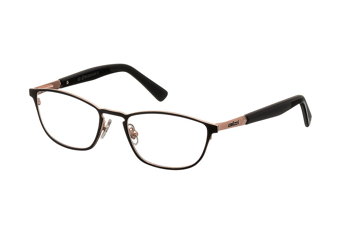 Óculos de Grau Colcci C6018 Preto e Dourado - 51 mm