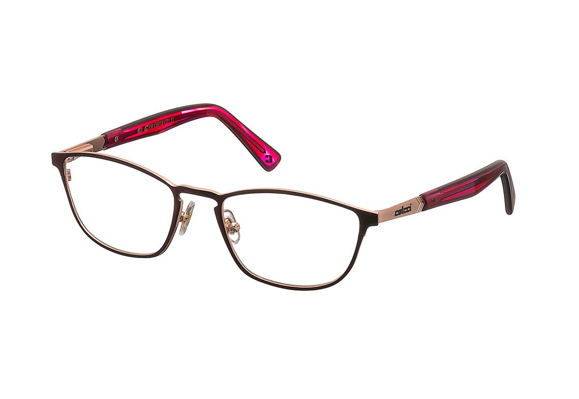Óculos de Grau Colcci C6018 Vermelho e Dourado - Lente 5,1 cm