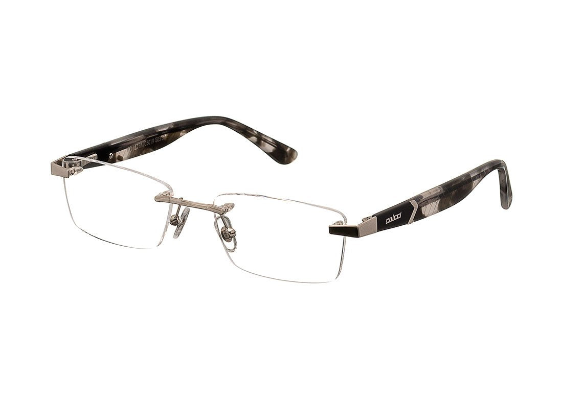 Óculos de Grau Colcci C6019 Prata Mesclado - 51 mm
