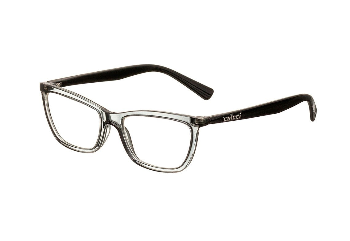 Óculos De Grau Colcci Scarlett FUMÊ CLARO E PRETO BRILHO Lente 5,2 cm