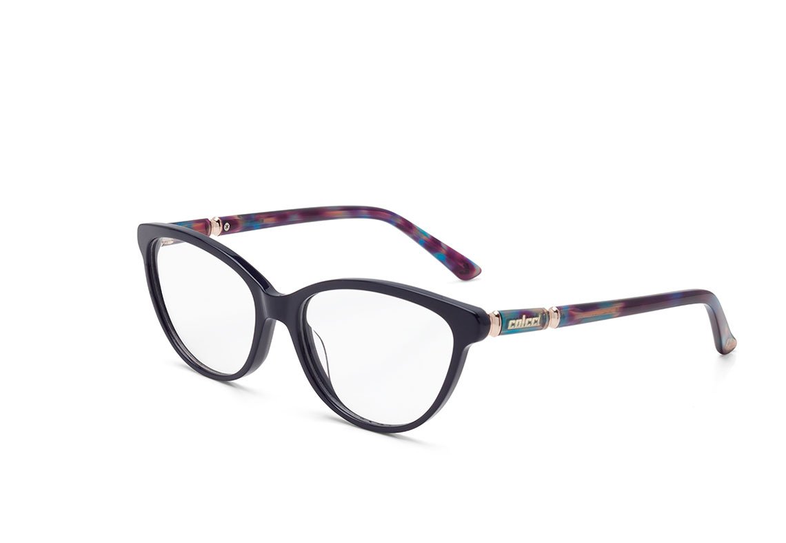 Óculos de Grau Colcci C6069 Azul Escuro Brilho - Lente 5,2 cm