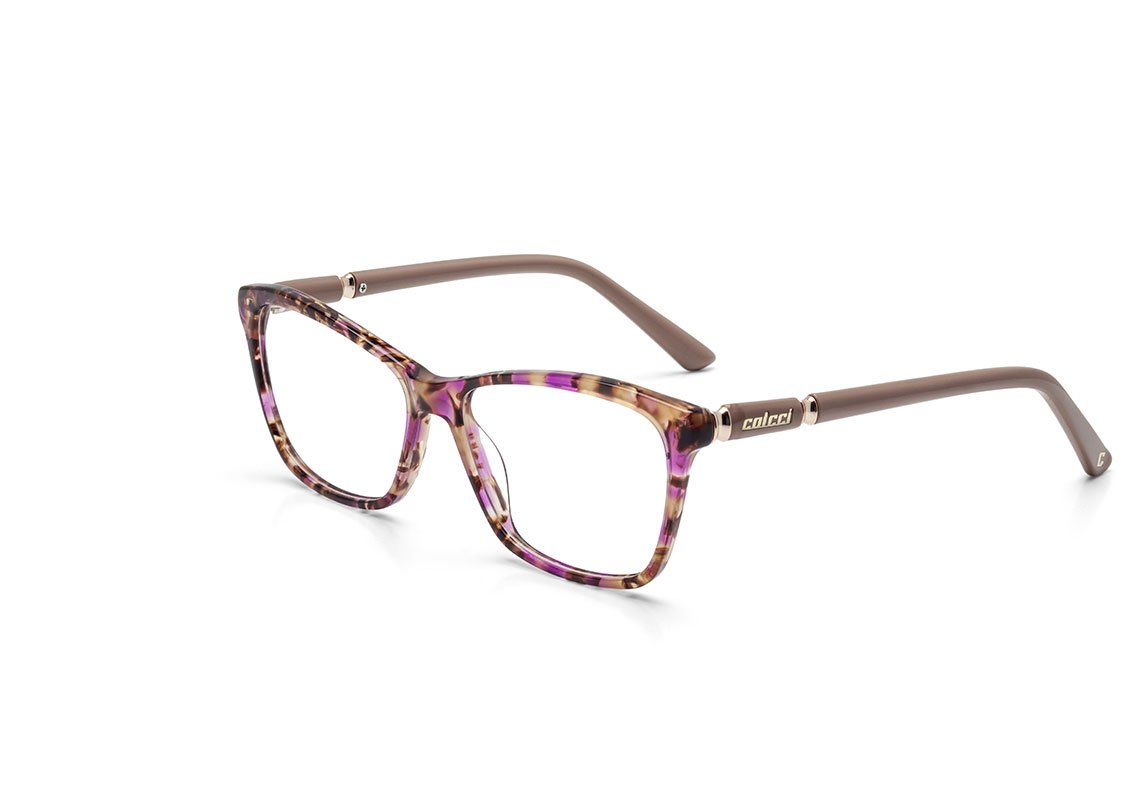 Colcci C6070 Roxo Mesclado e Capuccino Brilho - Lente 5,3 cm