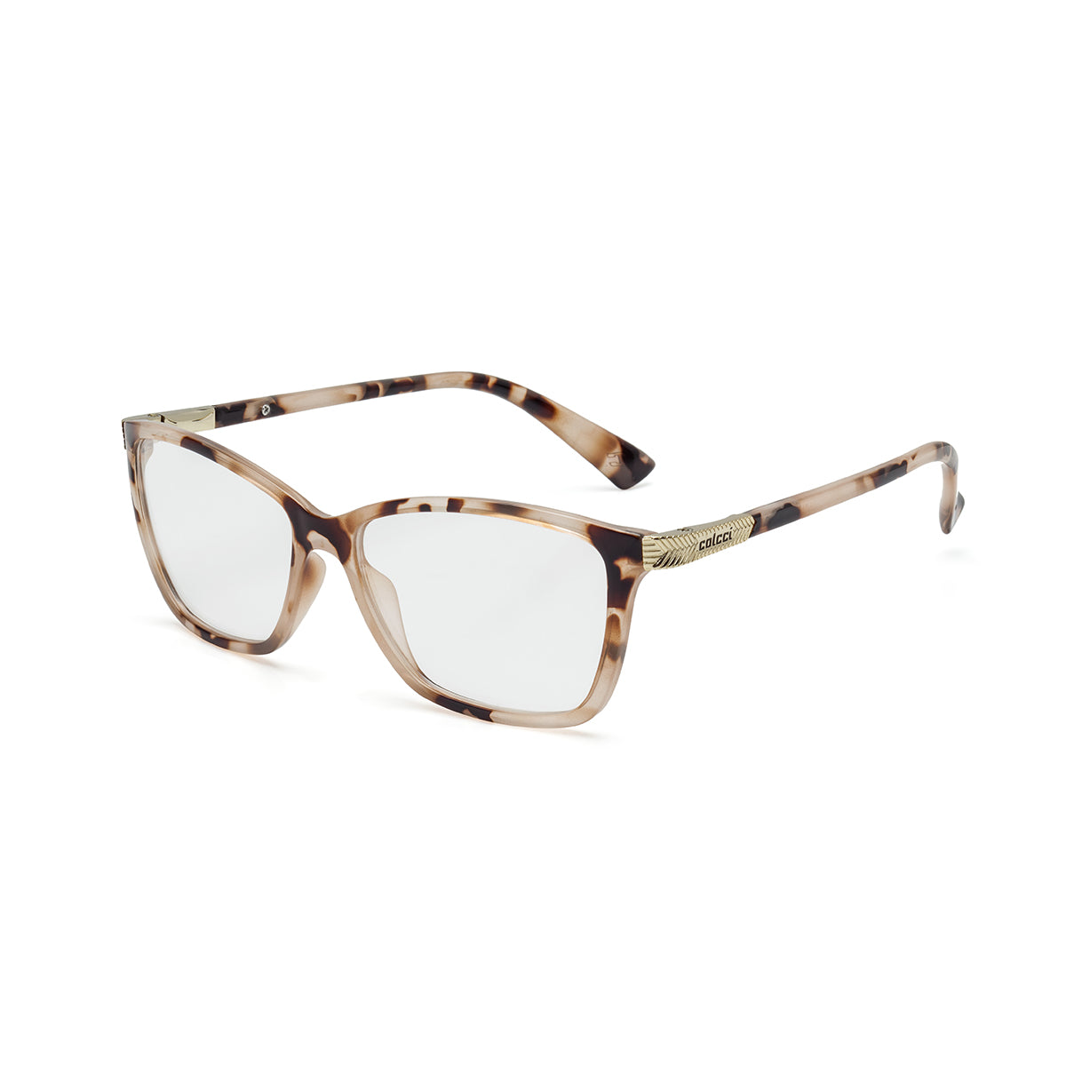 Óculos de Grau Colcci Patti Rosa Mesclado Brilho - Lente 5,3 cm