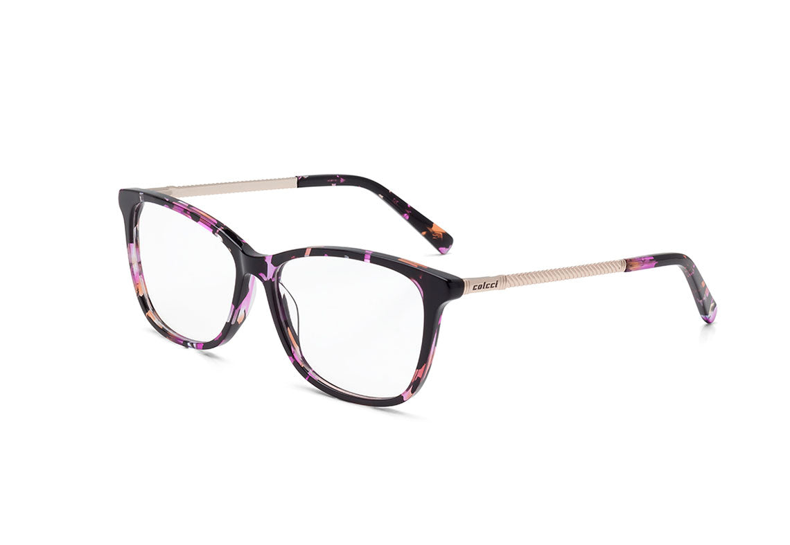Óculos de Grau Colcci C6082 Roxo Mesclado Brilho - 52 mm