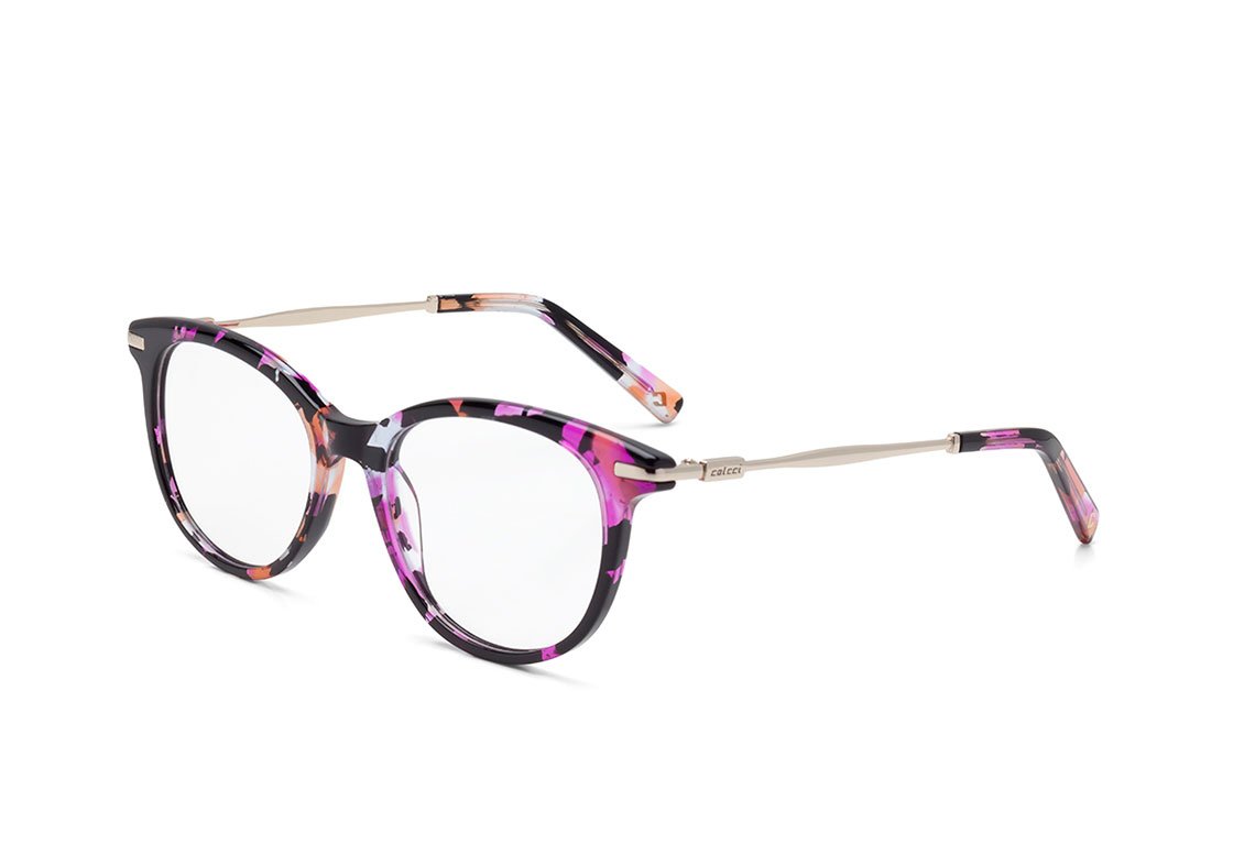 Óculos de Grau Colcci C6090 Roxo Mesclado Brilho - Lente 5,0 cm