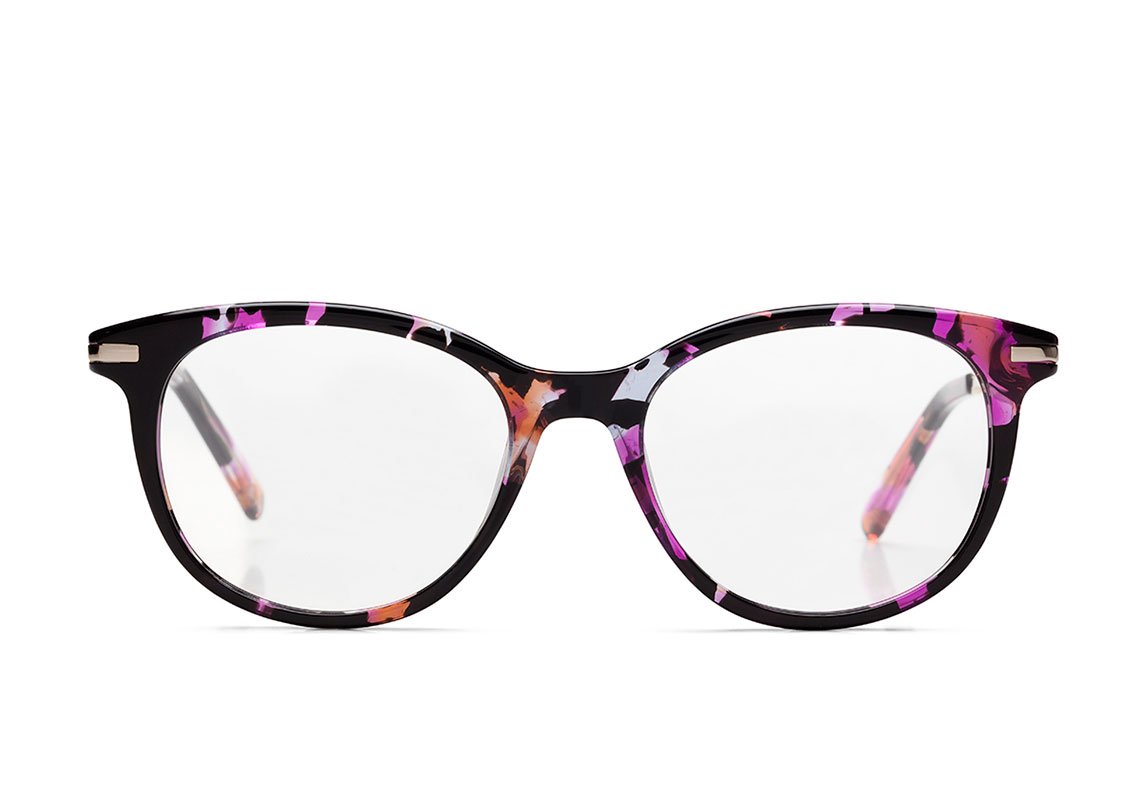 Óculos de Grau Colcci C6090 Roxo Mesclado Brilho - Lente 5,0 cm