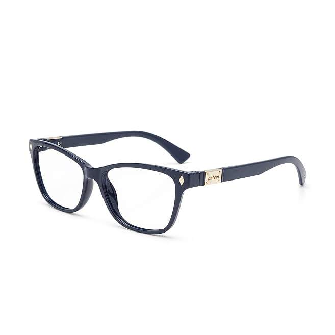 Óculos de Grau Colcci Cleo Azul Marinho Brilho - 54 mm
