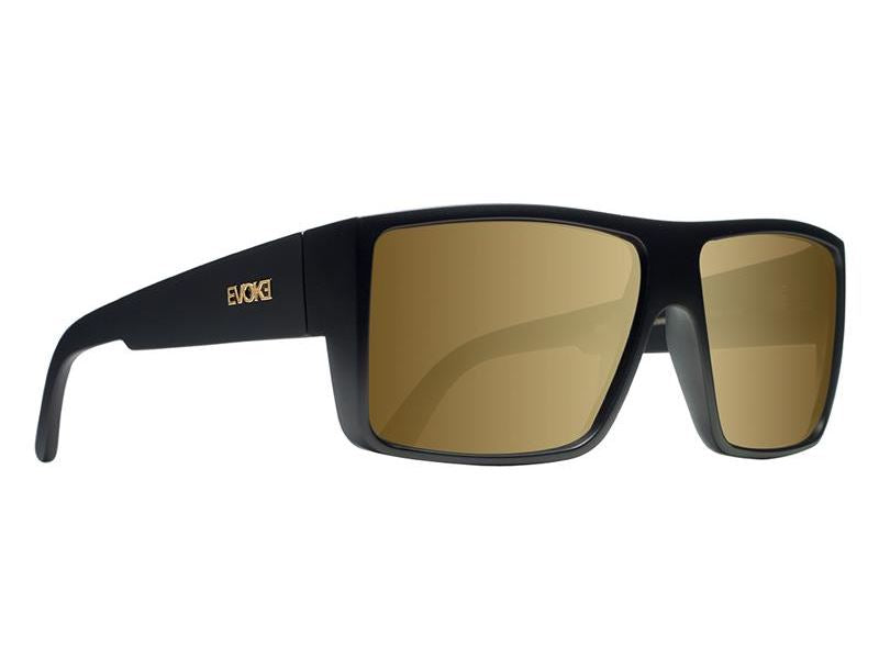 Evoke Code A01GS Preto Fosco Dourado Espelhado - Sol - 58 mm