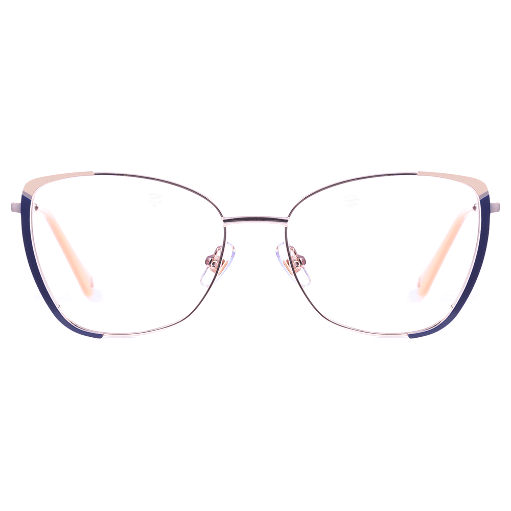 Colcci 6163 Prata e Azul Brilho - Lente 5,3 cm - Grau