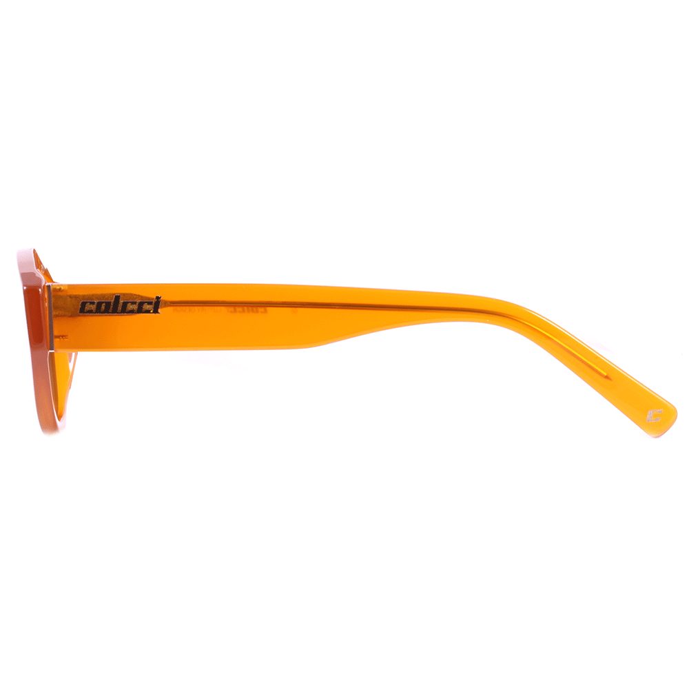 Colcci Camila Queiroz Soho Laranja Translúcido Brilho/ Preto - Lente 5,2cm