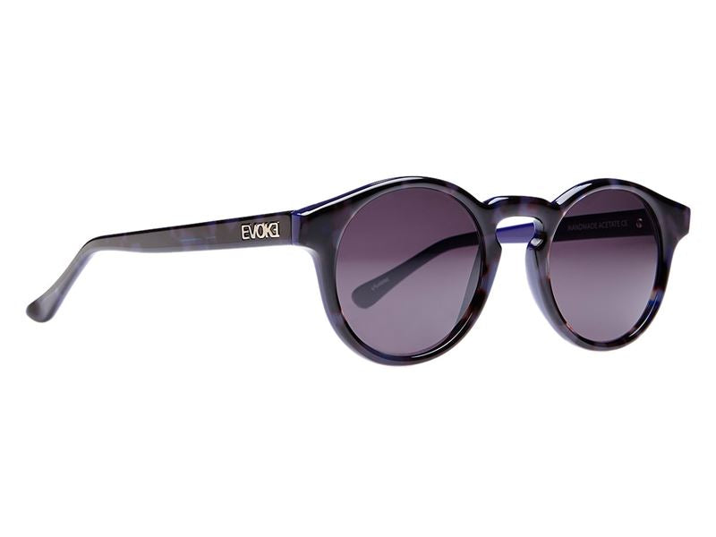 Óculos de Sol Evoke EVK 12 G24S Turtle Blue/ Grey Gradient - 48 mm