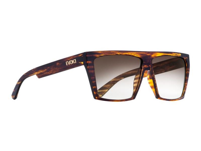 Óculos de Sol Evoke Evk 15 SPEED TURTLE GOLD/ BROWN DEGRADÊ UNICO