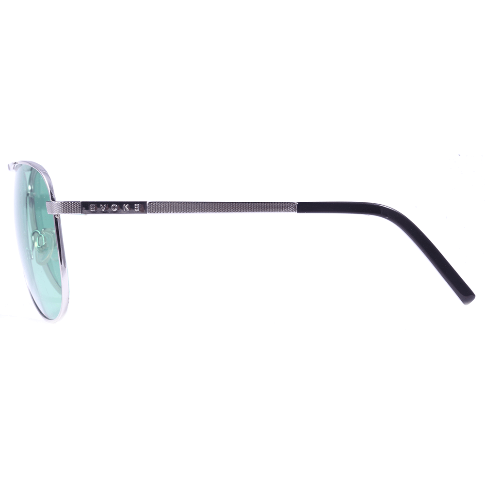 Óculos de Sol Evoke Air Flow Large - Silver Black/ G15 Green