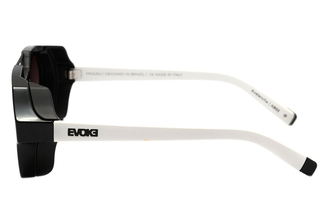 Evoke Avalanche AB02 Black White Shine / Brown Gradient Unico - Lente 5,3 cm