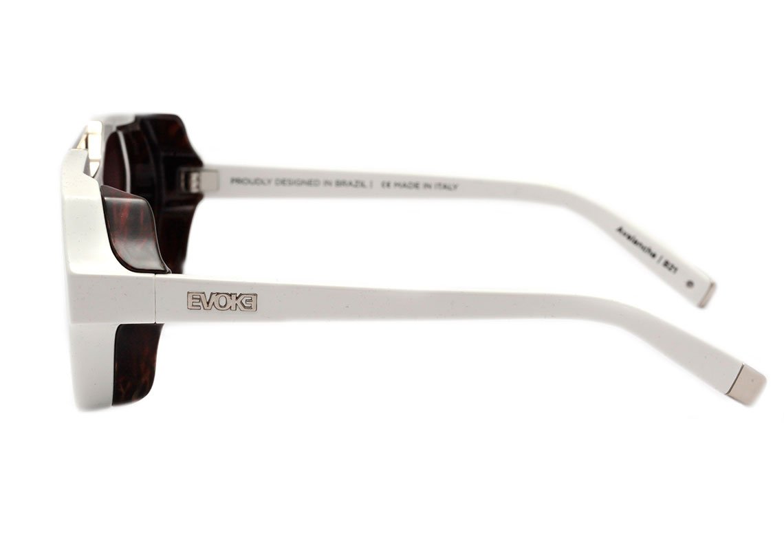 Evoke Avalanche B21 White Shine / Brown Gradient Unico - 53 mm