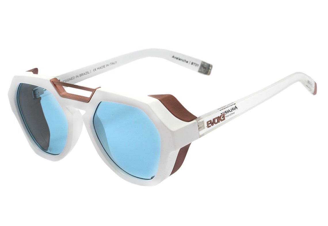 Evoke Avalanche BT01 White Crystal Shine / Copper Blue Total Unico - 53 mm