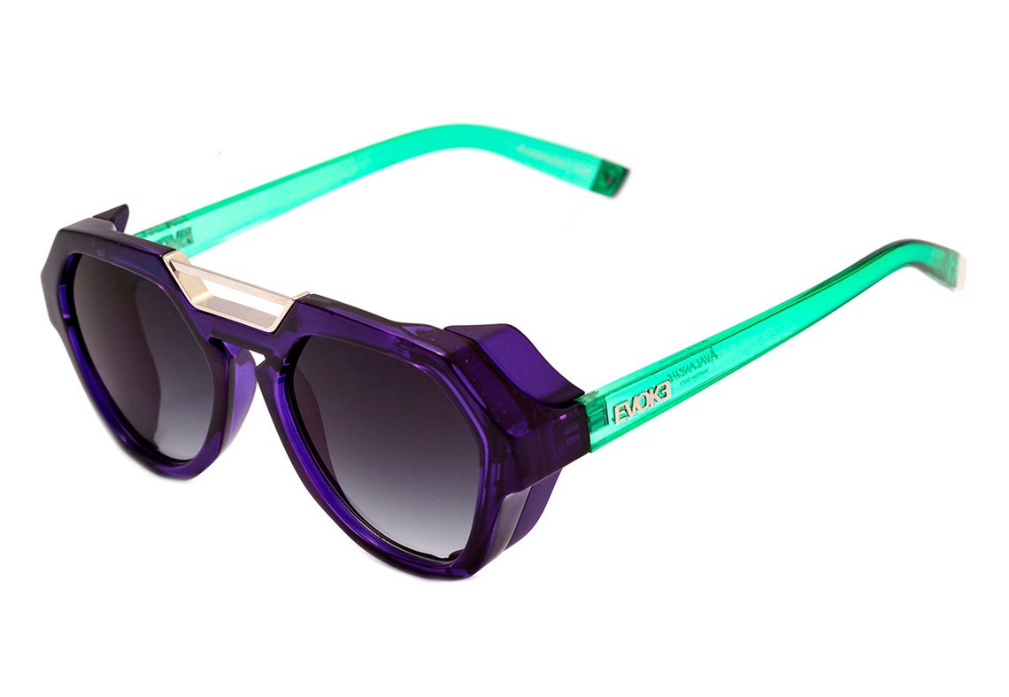 Evoke Avalanche T09 Purple Turquoise / Gray Gradient Unico - 53 mm
