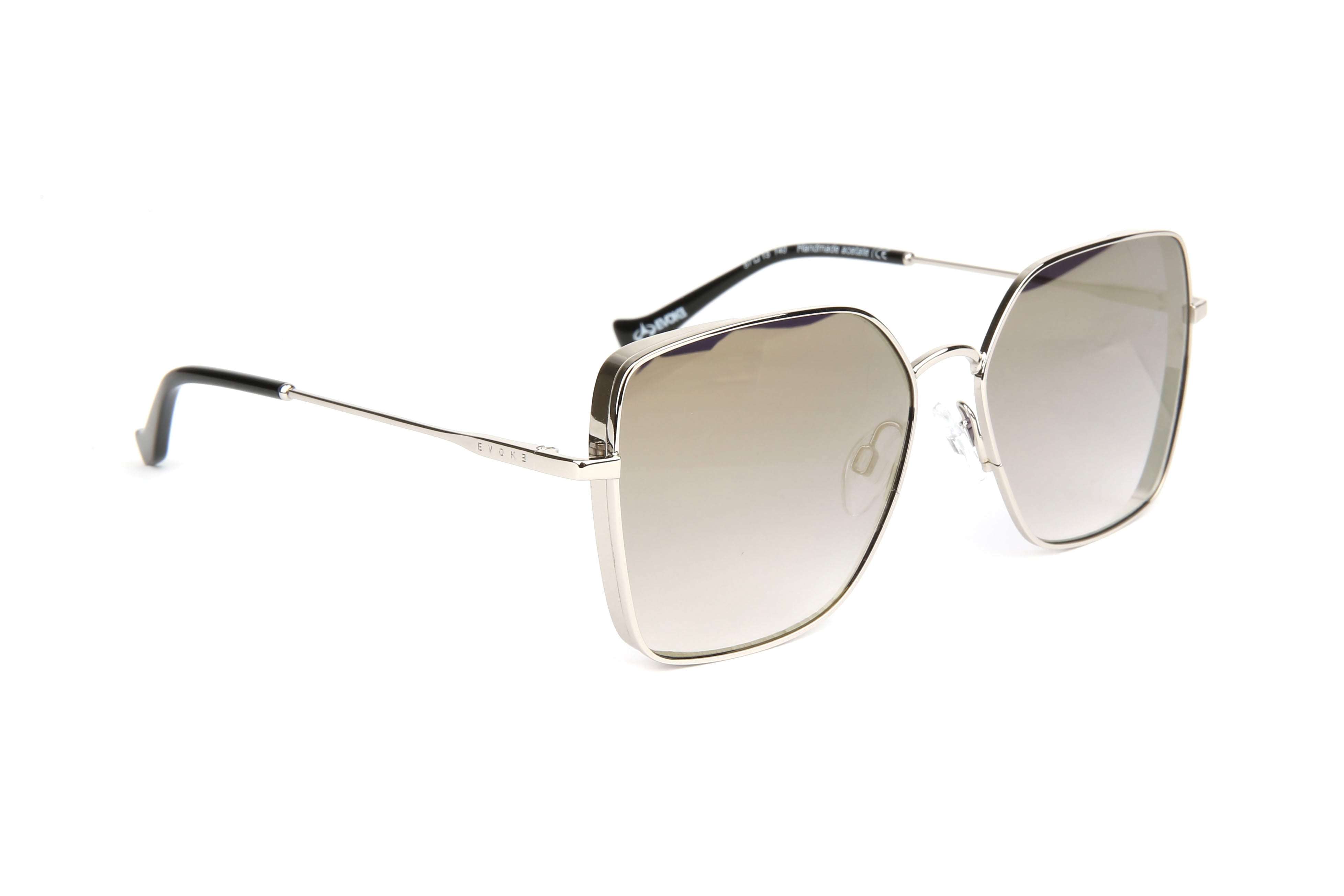 Óculos de Sol Evoke For You DS24 03A Silver Shine / Gold Mirror Gradient Unico - 57 mm