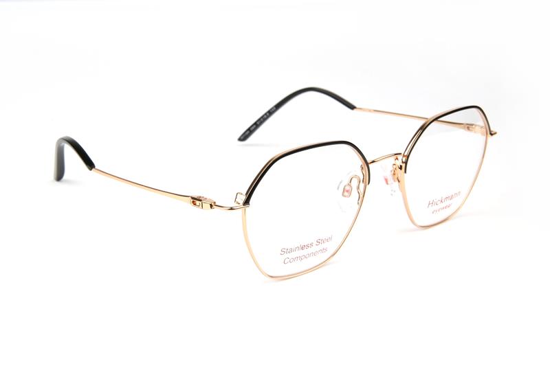Hickmann HI 1134 09A Preto e Dourado Brilho - 51 mm